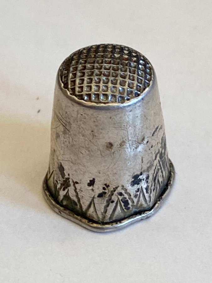 fingerborg silver Eman Lindström Söderköping 1918 vintage