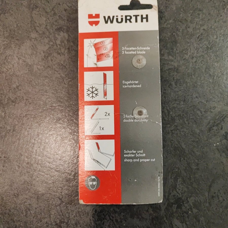 WÜRTH 18 mm Brevkilinga 10 blad