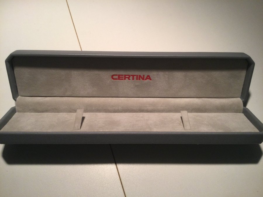 Certina fodral etui Ask till Armbandsur från nedlagd verkstad butik dödsbo FYND