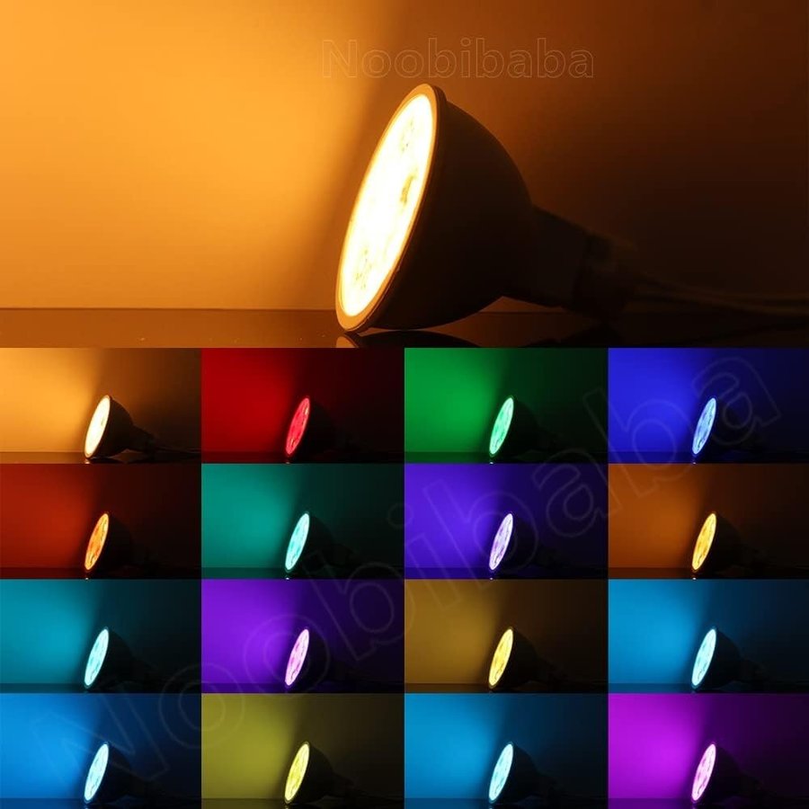 NYTT 3-pack GU 5.3 Sockel LED | 5w | RGB | Varmvit + 15 färger | Nypris 329kr