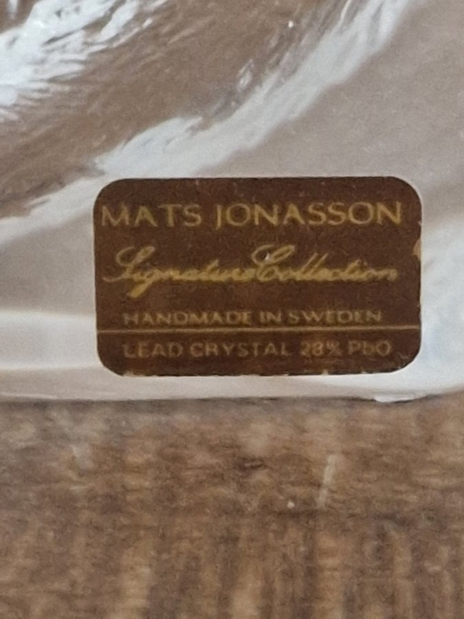 Mats Jonasson Signatur Collection Otter Kristallfigur