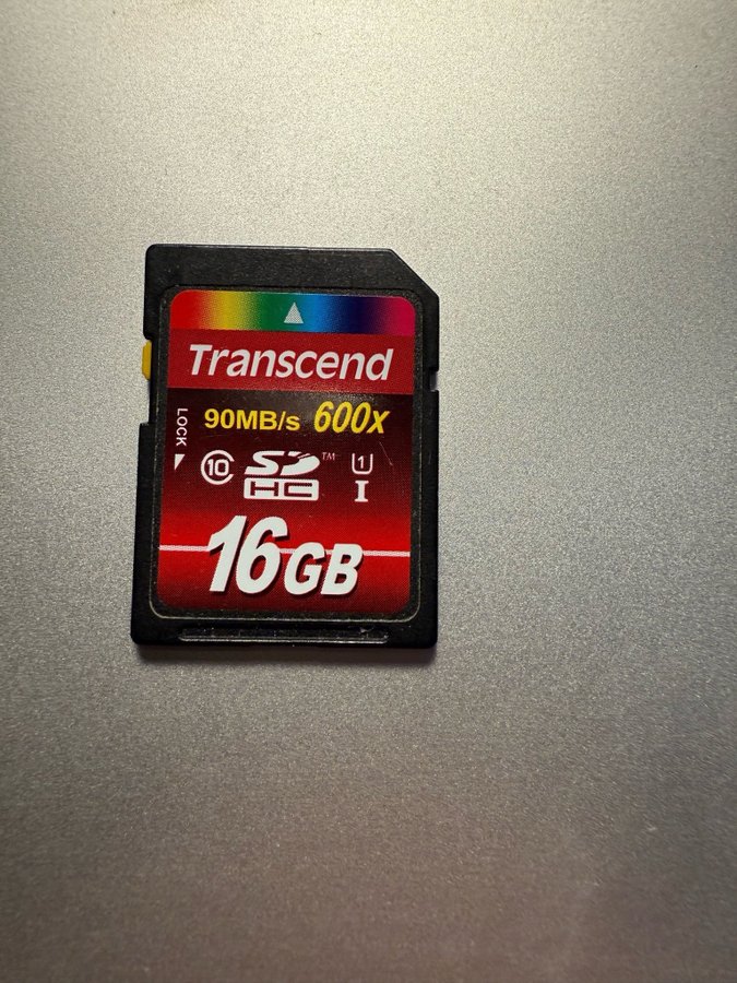 Transcend 16GB SDHC-kort 600x