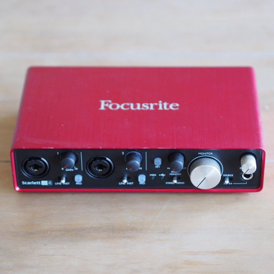 Focusrite Scarlett 2i4 ljudkort + Originalkartong