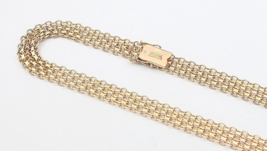 Halsband X-länk i 18k guld