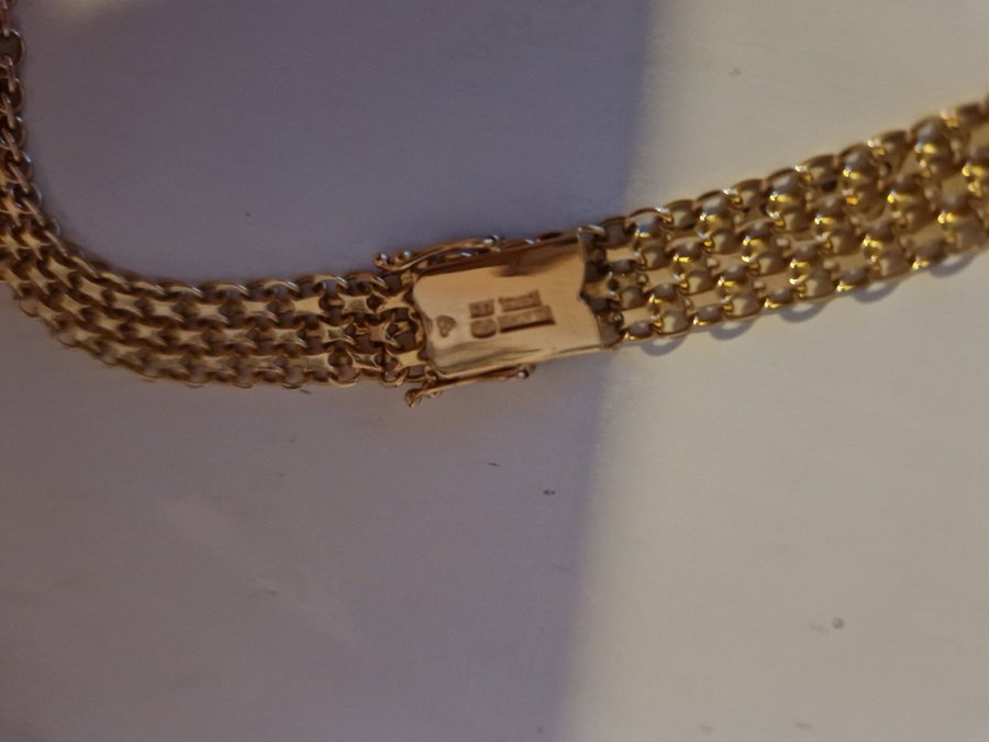 Halsband X-länk i 18k guld