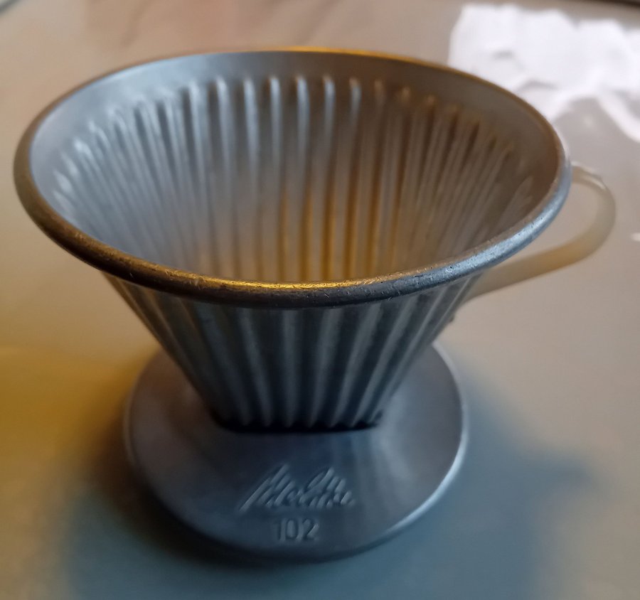 Melitta filterhållare 102, aluminium med plasthandtag