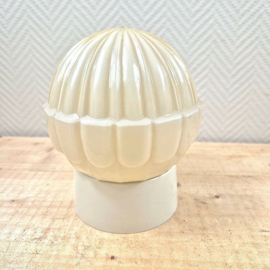 Vintage 1930s ART DECO Opaline Lamp THABUR Ceiling Light Fixture Shade Globe