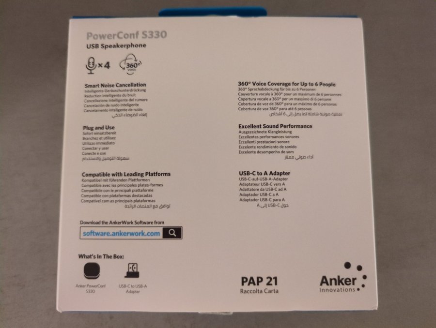 Anker PowerConf S330 USB-högtalartelefon