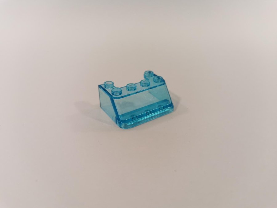 Lego - transparent - ruta - Windscreen - part 4866 - trans light blue - blå