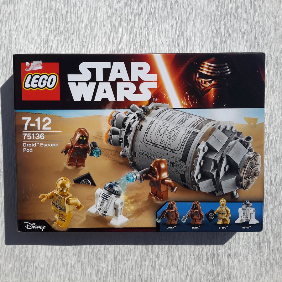 Lego Star Wars 75136 Droid Escape Pod OÖPPNAD