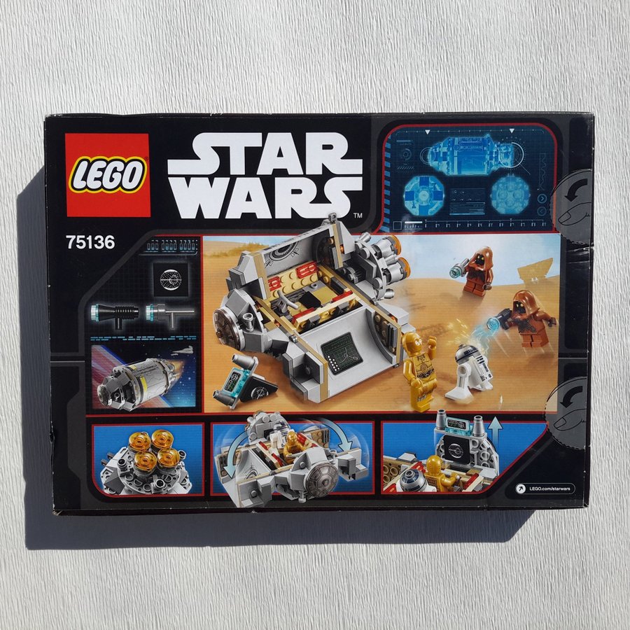 Lego Star Wars 75136 Droid Escape Pod OÖPPNAD