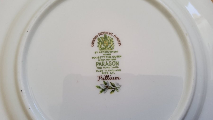 Paragon Trillium kaffeservis, 39 delar i bra beg skick!