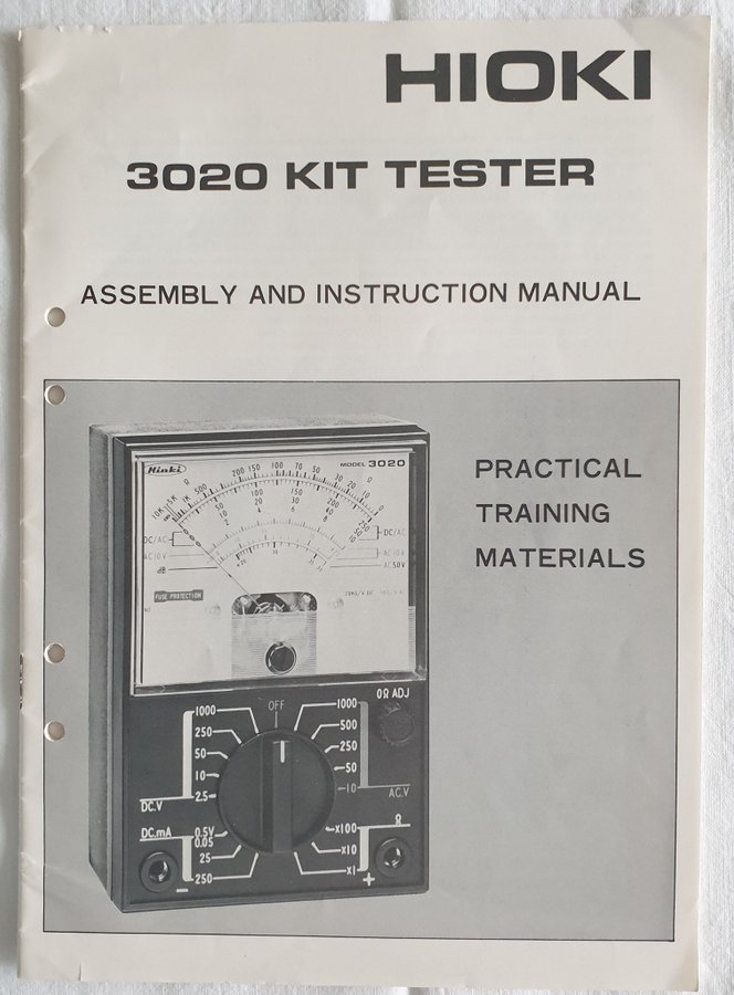 HIOKI 3020 Kit Tester Byggsats