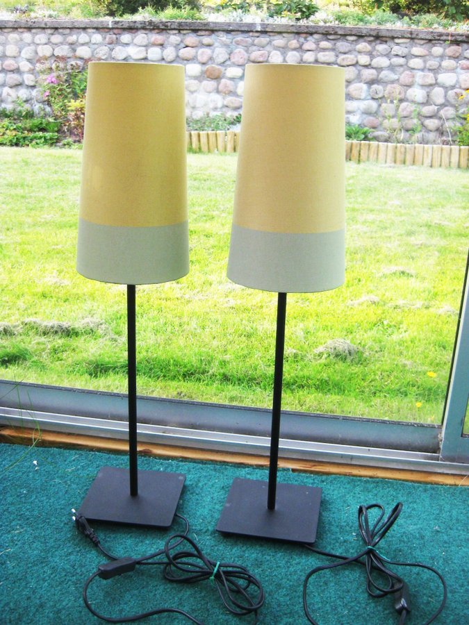 Retro Design 60 tals IKEA Hemma Typ B0714 Bordslampa 2 st