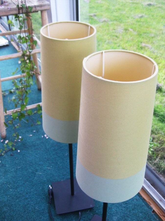 Retro Design 60 tals IKEA Hemma Typ B0714 Bordslampa 2 st