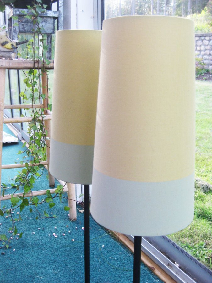 Retro Design 60 tals IKEA Hemma Typ B0714 Bordslampa 2 st