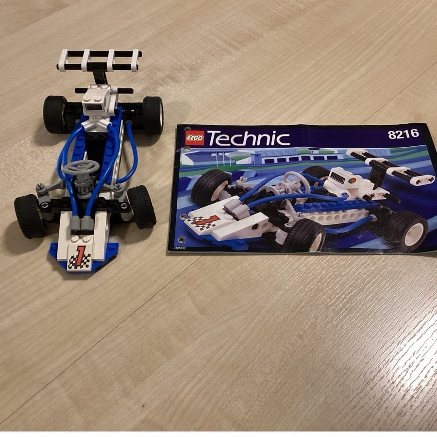 Technic Lego Turbo Team Octan 1 8216 från 1997 komplett