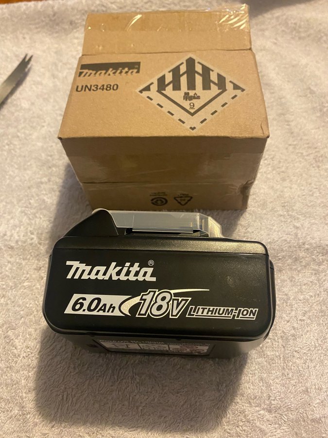 Makita 6.0ah 18v