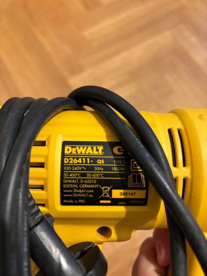 Dewalt varmluftspistol