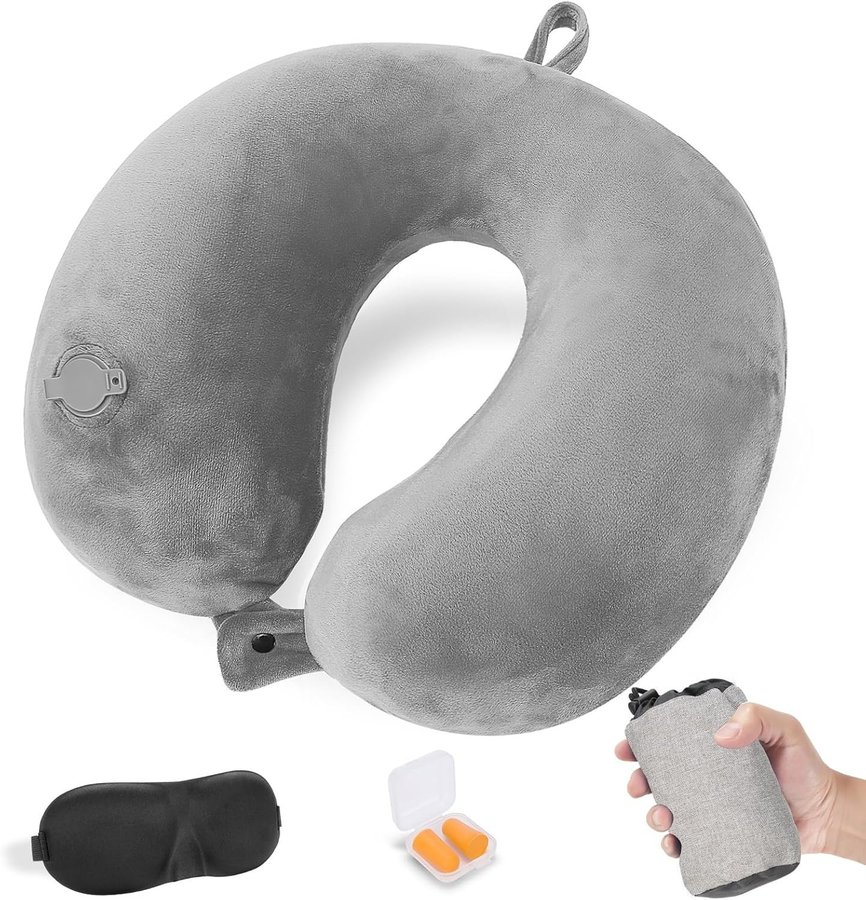 BID! Cirorld Aeroplane Inflatable Neck Pillow, Travel Pillow! New!