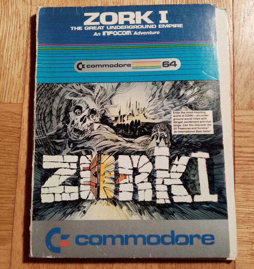 Zork I - Great Underground Empire (CBM - Infocom) Disk ->TESTAD<- Commodore 64