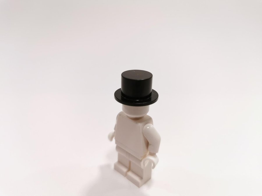 Lego - tillbehör - huvudbonad - hatt - part 3878 - svart