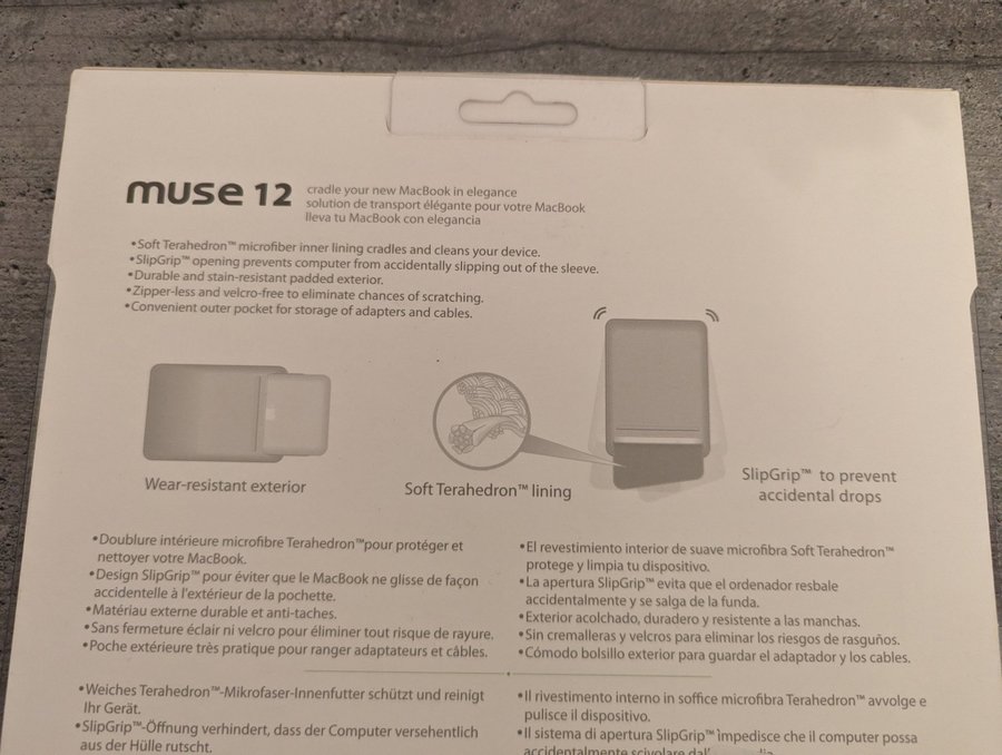 Macbook 12" / Macbook Air 11" Muse12 Ärmfodral