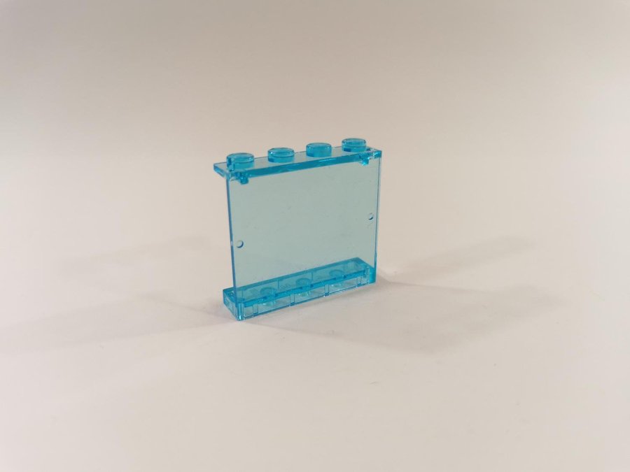 Lego - transparent - ruta - panel - part 4215 - trans light blue - blå