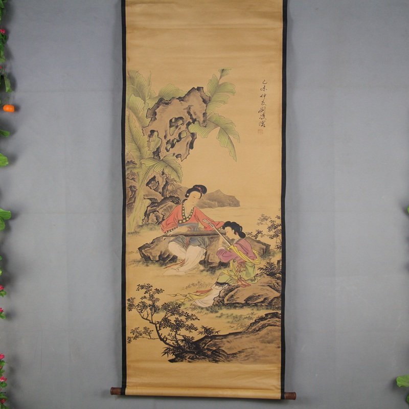 Chinese artwork retro painting painting