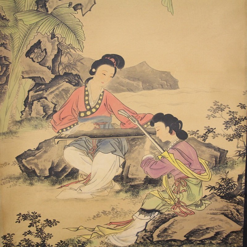 Chinese artwork retro painting painting