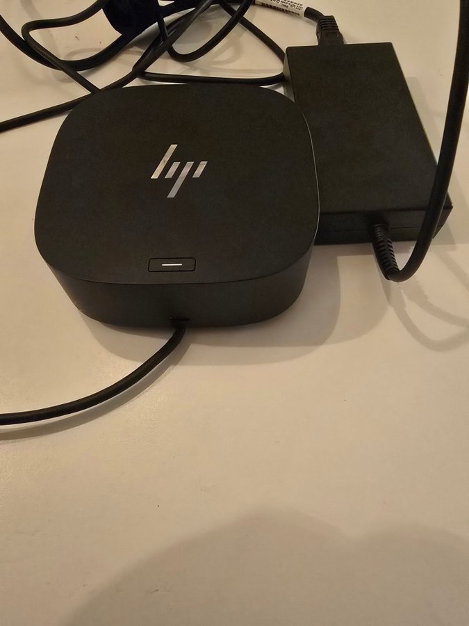 HP usb c dockningsstation g5 ink strömadapter