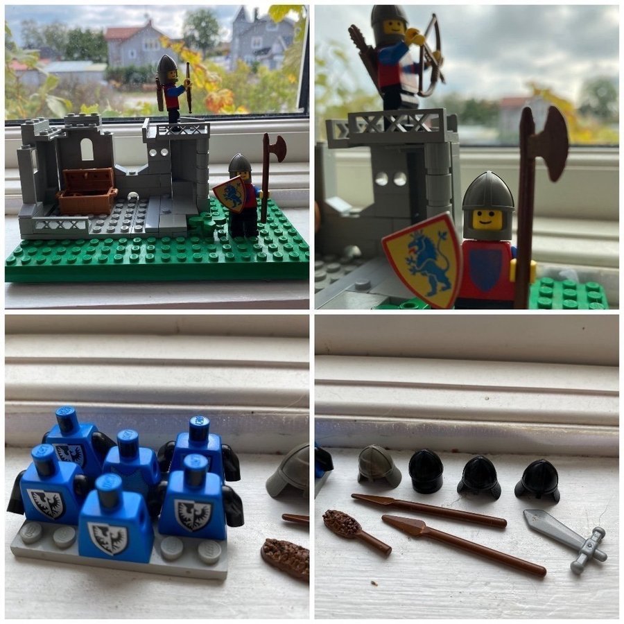 lego riddar set + assessorer