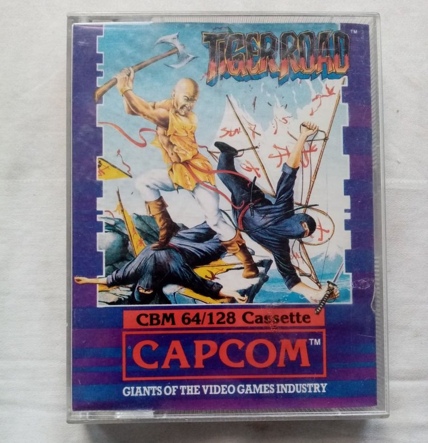 Tiger Road (US Gold - Capcom) ->TESTAD<- Commodore 64 / C64 Spel