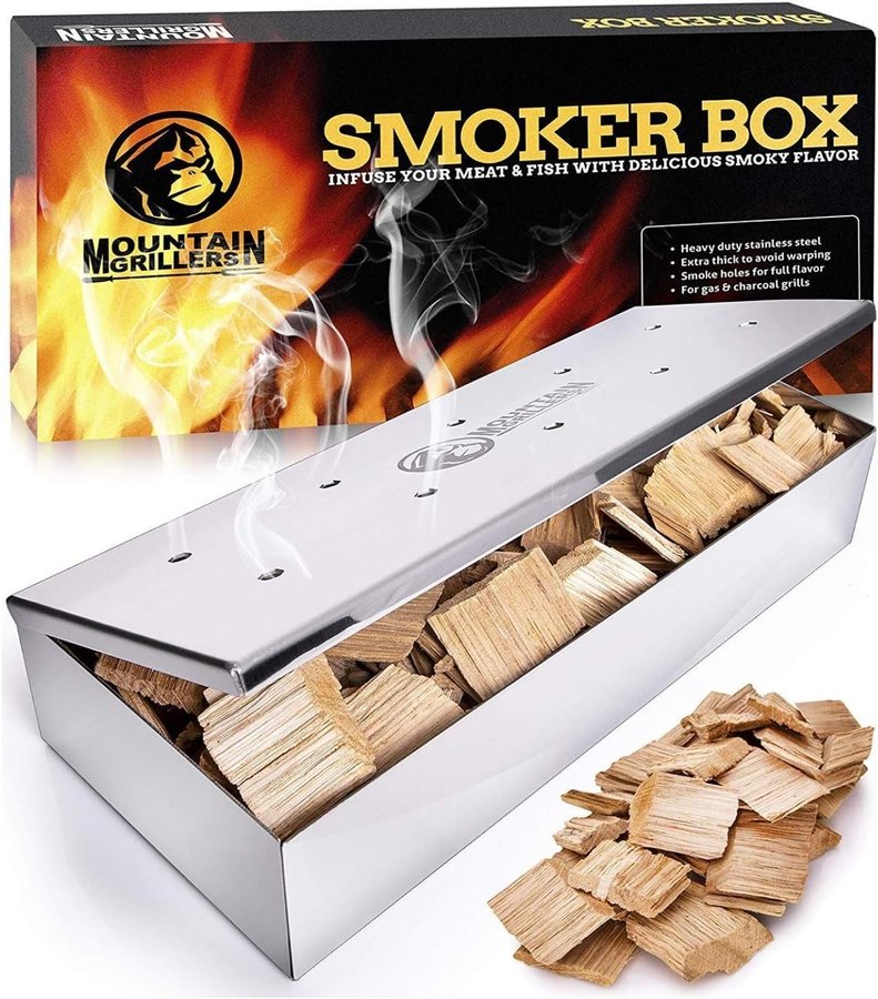 Smoker Box Rostfritt Stål MOUNTAIN GRILLERS