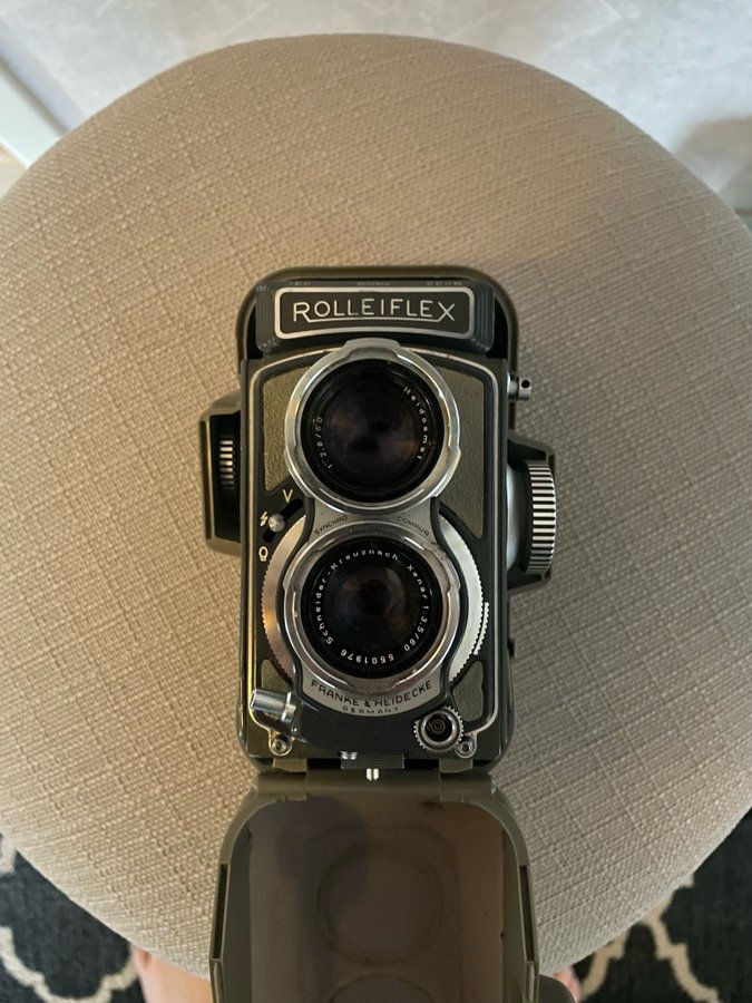 Rolleiflex kamera (Baby Grey)