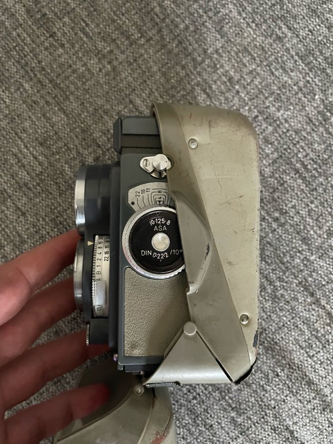 Rolleiflex kamera (Baby Grey)