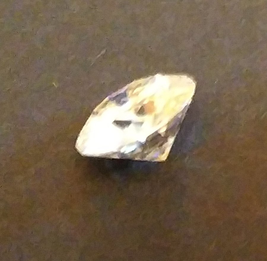 Moissanite-sten, briljantslipad på 10 ct, inkl. äkthetscertifikat