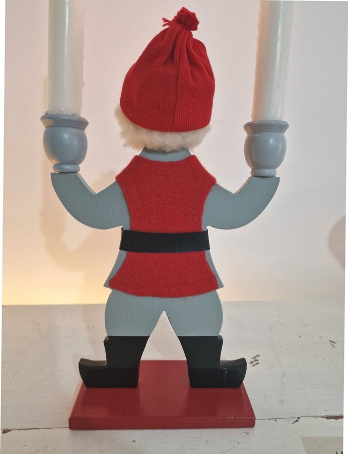 Tomte ljusstake / äldre Butticki Örebro