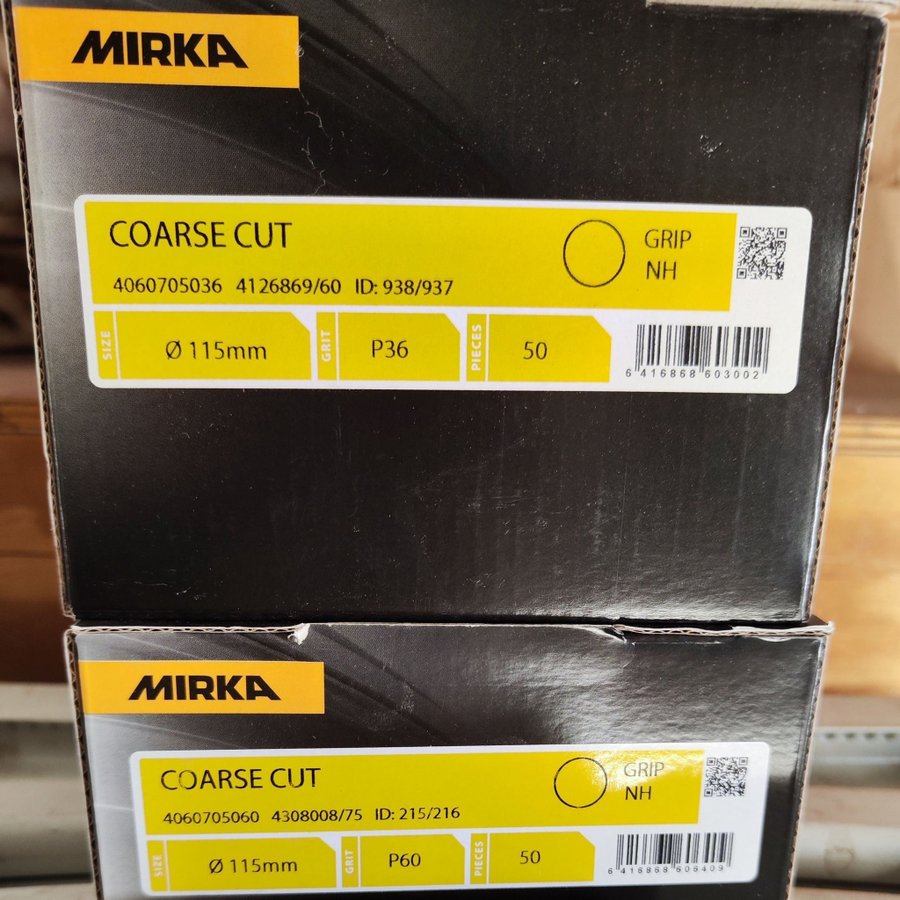 Mirka Slippapper P36, P60 115mm