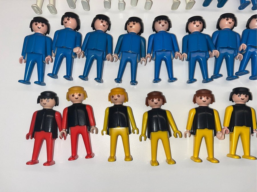 Playmobil Många figurer/gubbar från 70/80-talet