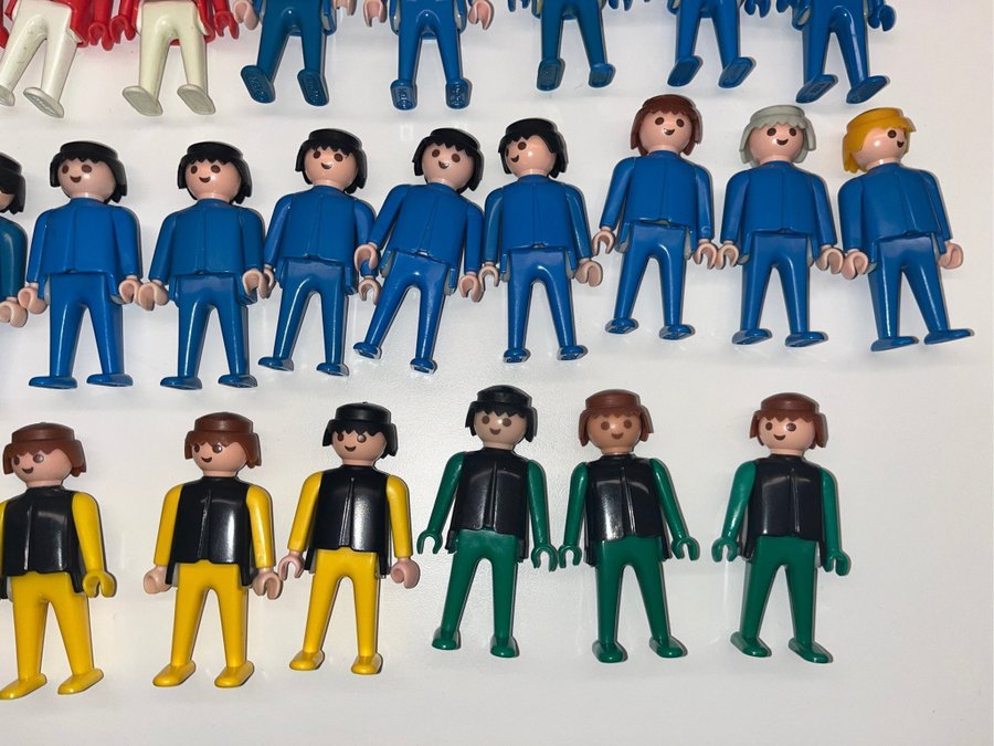 Playmobil Många figurer/gubbar från 70/80-talet