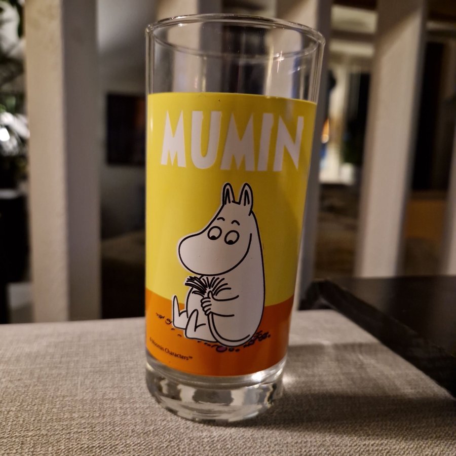 Mumintroll glas från "MAX"