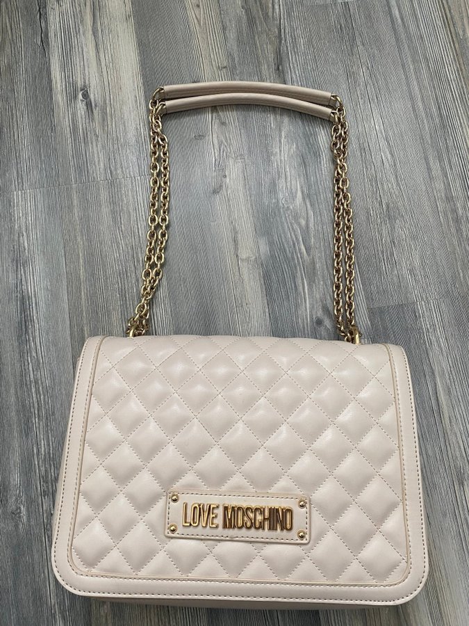 Love moschino beige väska