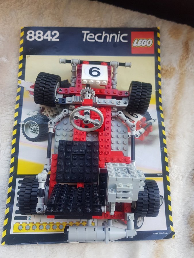 Lego Technic 8842 Go-Kart vintage 1986 lego technic