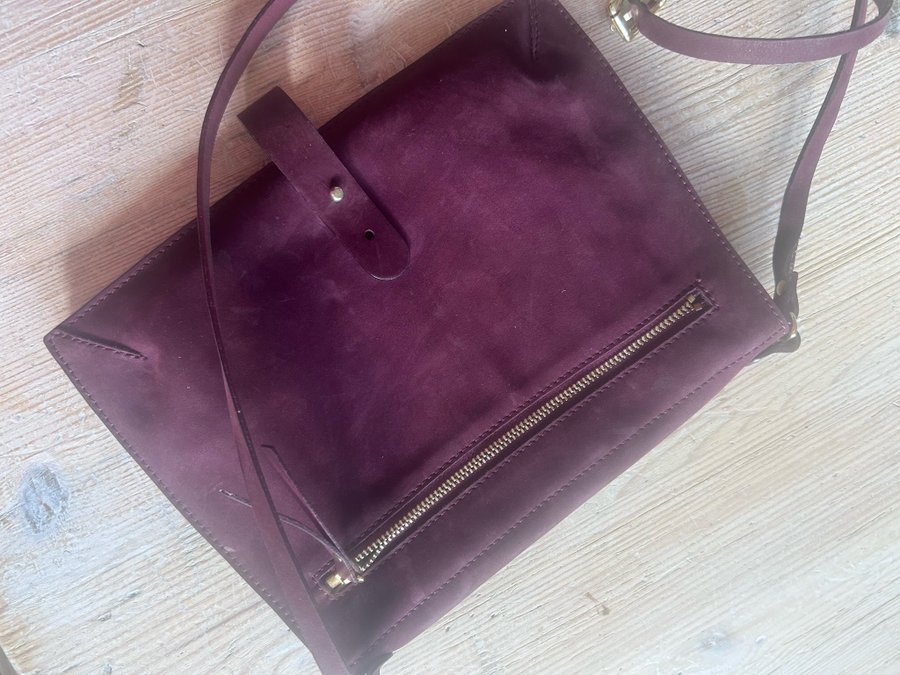 Rodebjer Poe bag burgundy