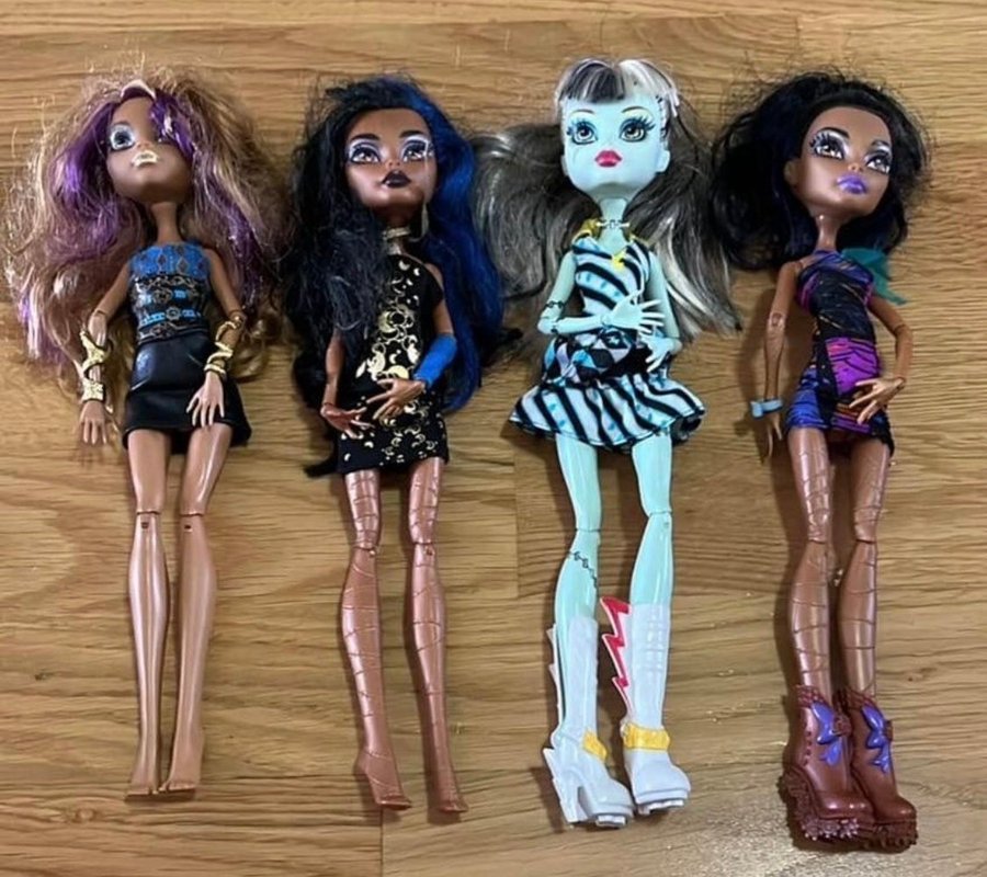 Monster High docka paket | Rebecca steam Clawdeen Wolf Frankie