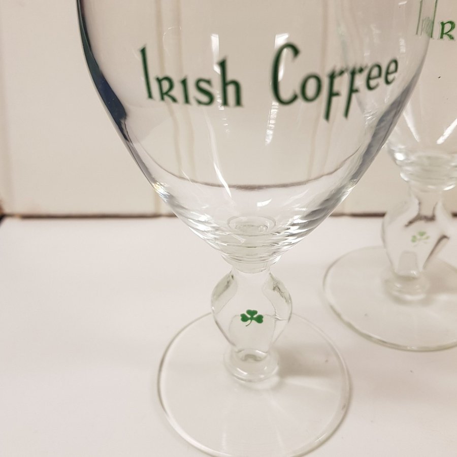 3 st Irish Coffee glas.H.15 cm.6 cm i diameter