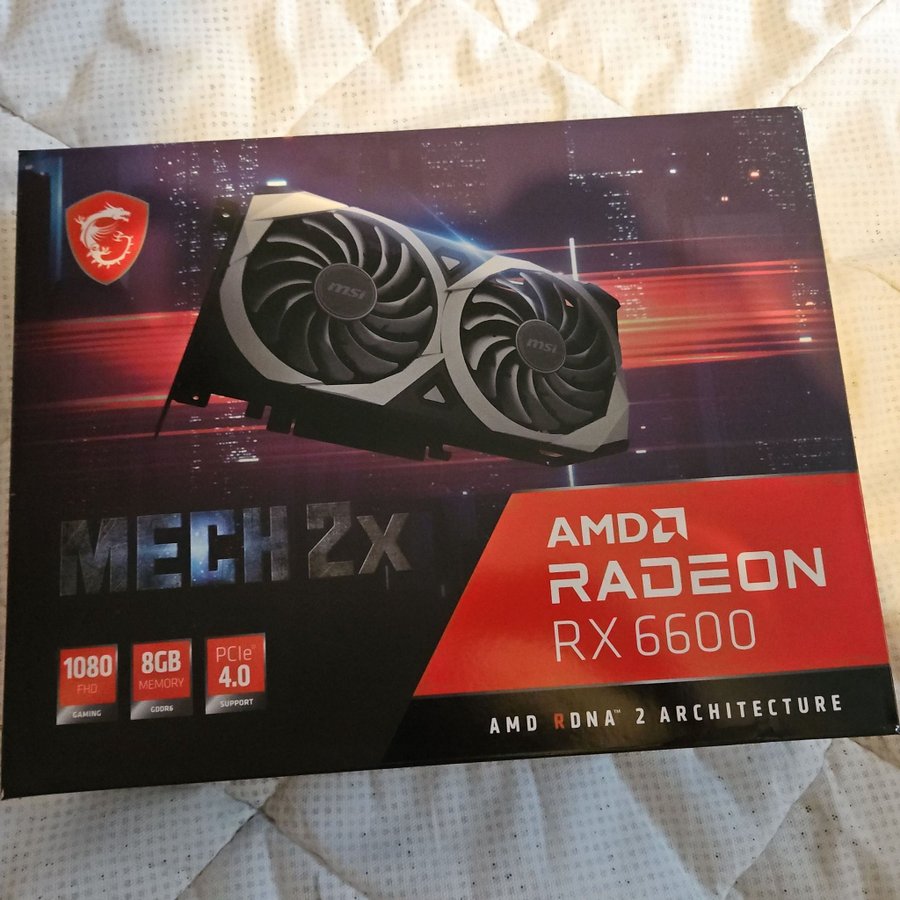 MSI Radeon RX 6600 Mech 2x