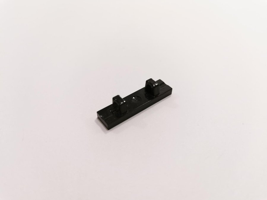 Lego - hinge - ledad - locking on top - 1x4 - part 44822 - svart