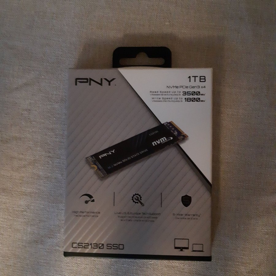 Hårddisk 1TB ,PNY CS2130 SSD 1TB